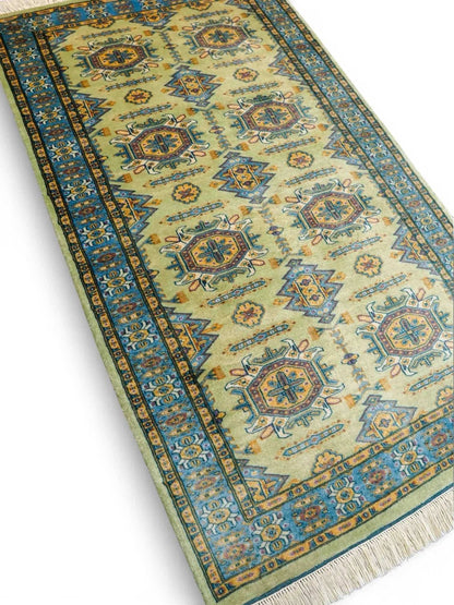  パキスタン手織り絨毯 163×96cm