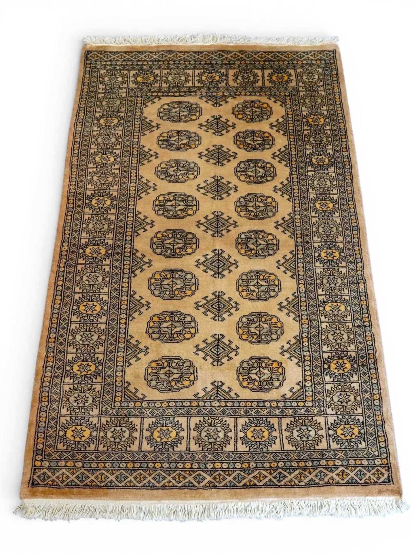  パキスタン手織り絨毯 155×94cm