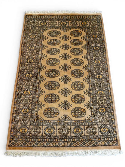  パキスタン手織り絨毯 155×94cm
