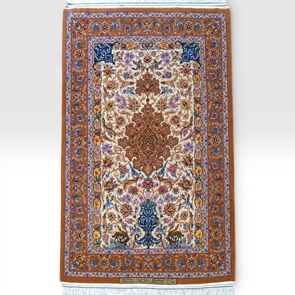 ペルシャ絨毯イスファハン サハラク房 163×110cm