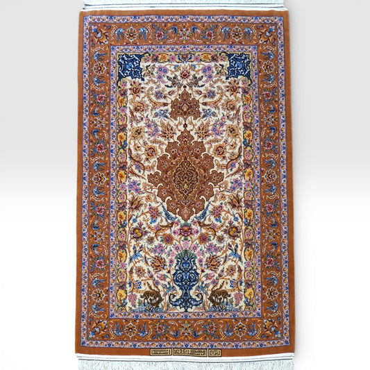 ペルシャ絨毯イスファハン サハラク房 163×110cm