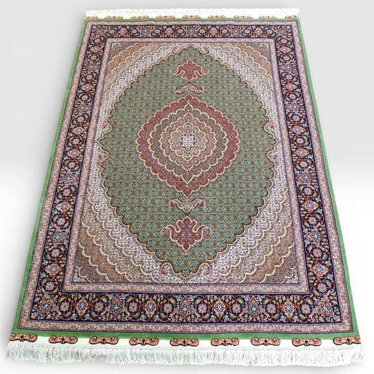  ペルシャ手織り絨毯 タブリーズ産 225×155cm