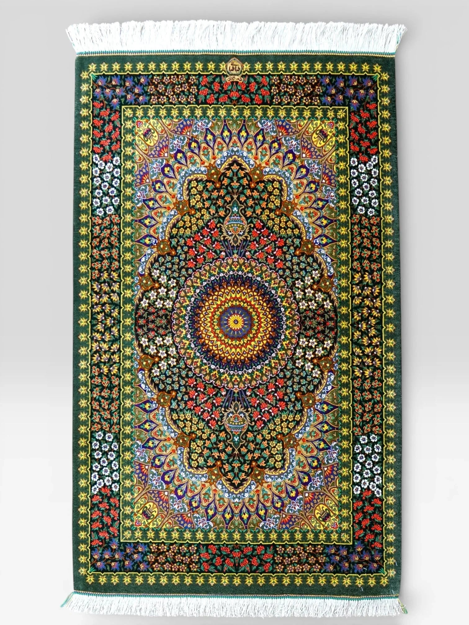 ペルシャ絨毯 クム産 シルク 100% - Decorworks