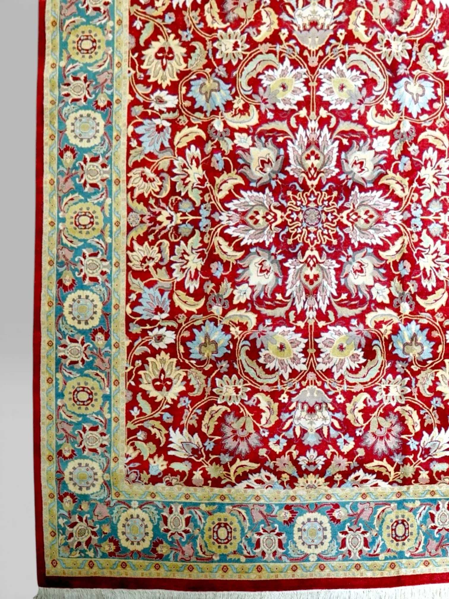  パキスタン手織り絨毯 310×250cm｜高密度ダブルノット 上質ウール