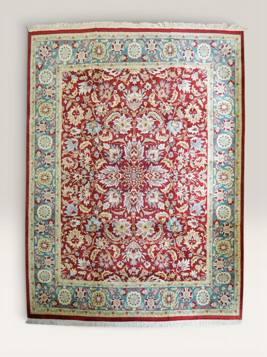 パキスタン手織り絨毯 310×250cm｜高密度ダブルノット 上質ウール