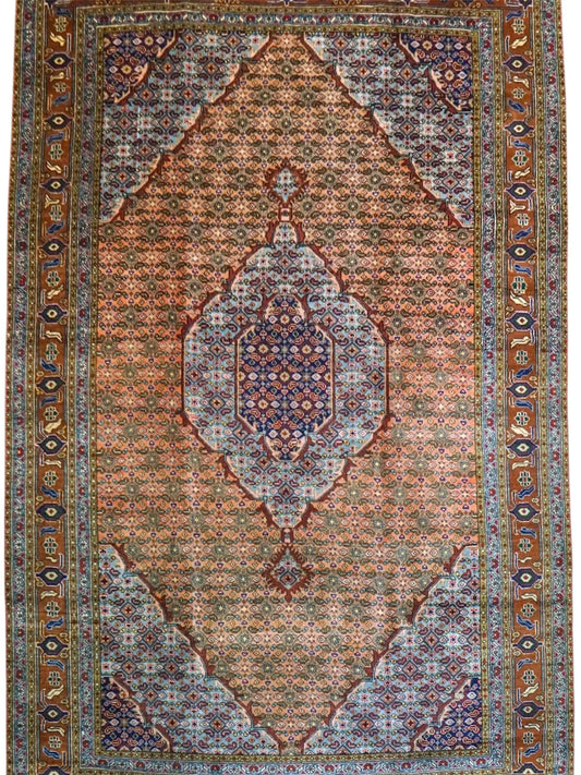  ペルシャ絨毯 オールド ハマダン産 293×197cm マヒデザイン ヴィンテージラグ 1970年