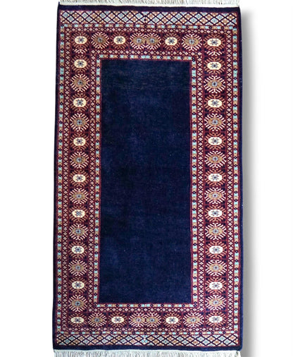  パキスタン手織り絨毯 154×91cm