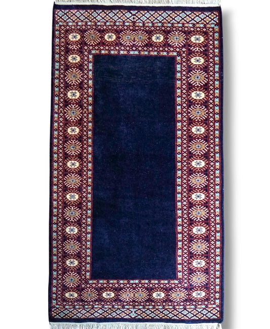  パキスタン手織り絨毯 154×91cm