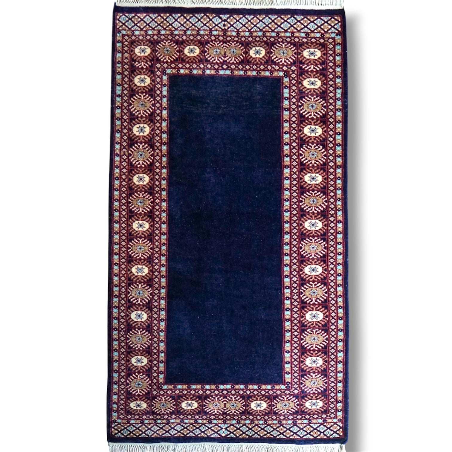  パキスタン手織り絨毯 154×91cm