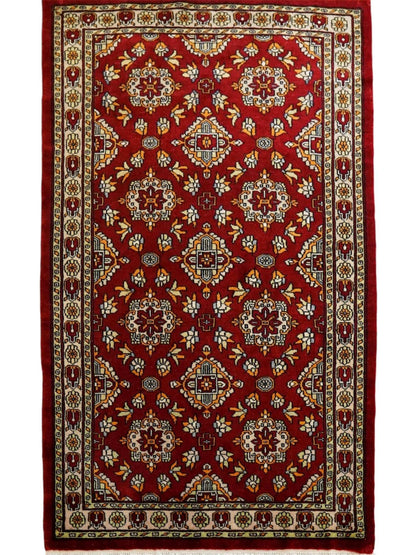  パキスタン手織り絨毯 128×79cm