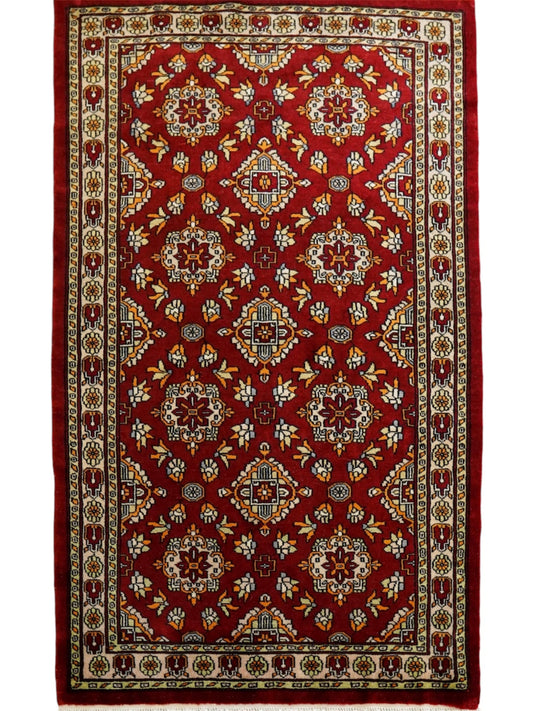  パキスタン手織り絨毯 128×79cm