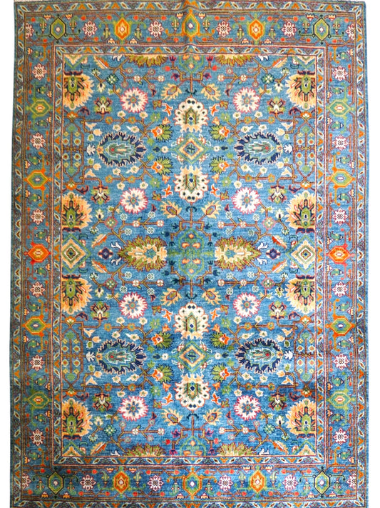  アフガニスタン・ガズニ産 手織り絨毯 197×151cm