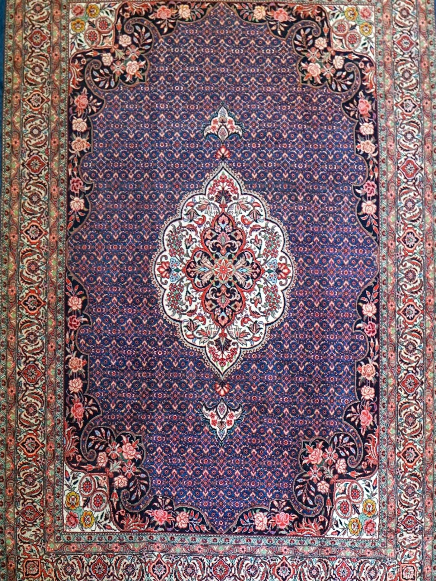  ペルシャ絨毯 ビジャール産 ビジャー 225×154cm タカブ