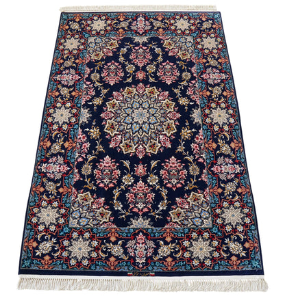  ペルシャ絨毯 イスファハン産 モメニ工房 200×130cm