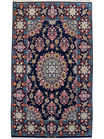  ペルシャ絨毯 イスファハン産 モメニ工房 200×130cm