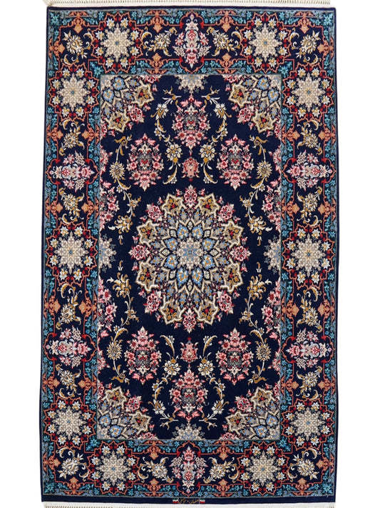  ペルシャ絨毯 イスファハン産 モメニ工房 200×130cm