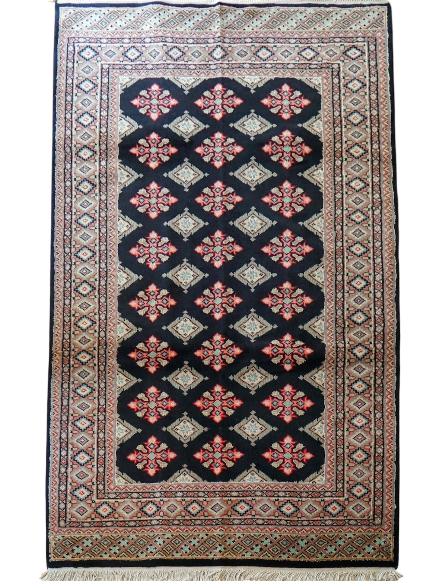  パキスタン手織り絨毯 181×121cm　