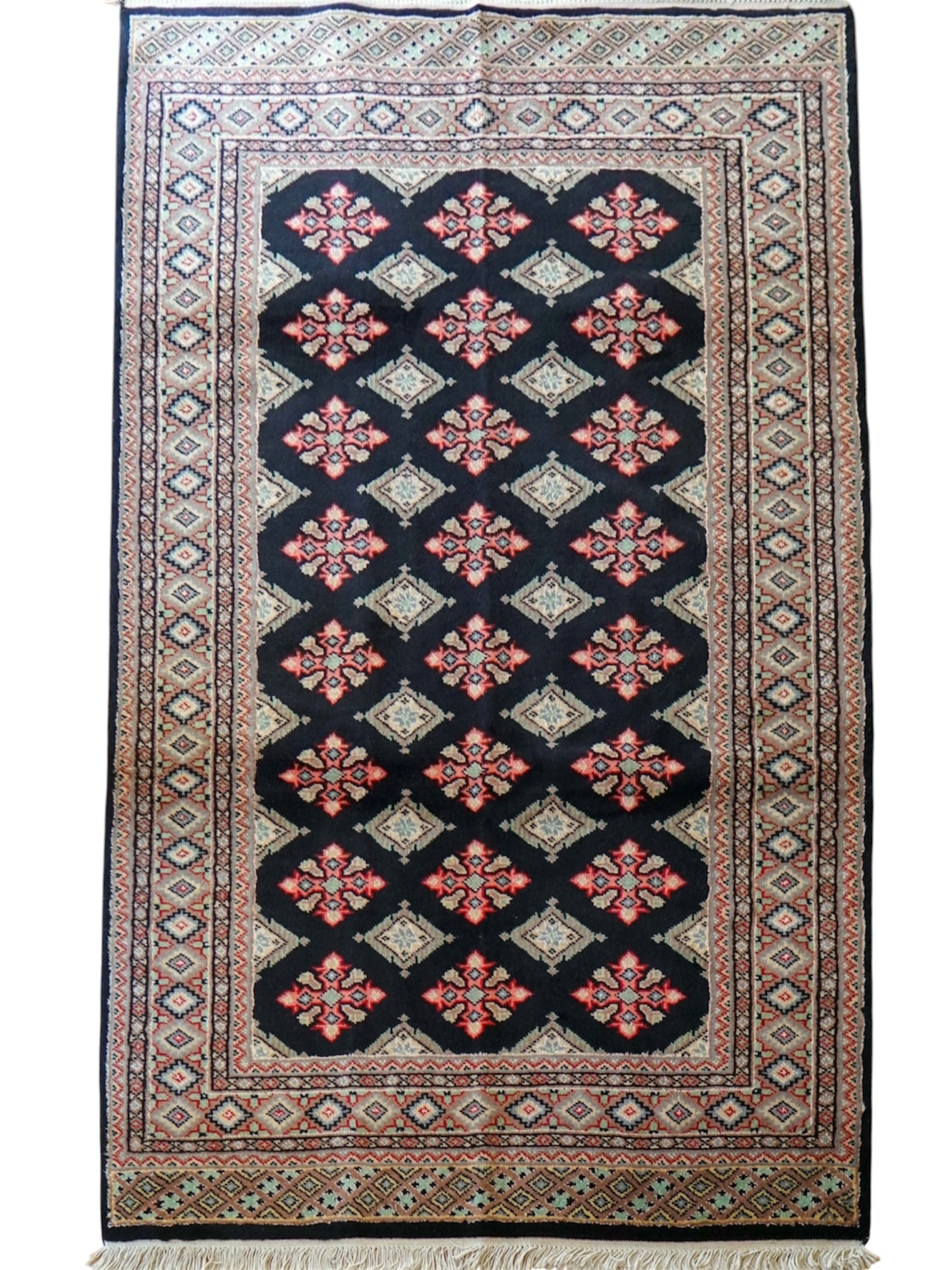  パキスタン手織り絨毯 181×121cm　