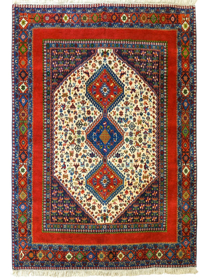  ペルシャ絨毯　ヤラメ産 202×155cm　