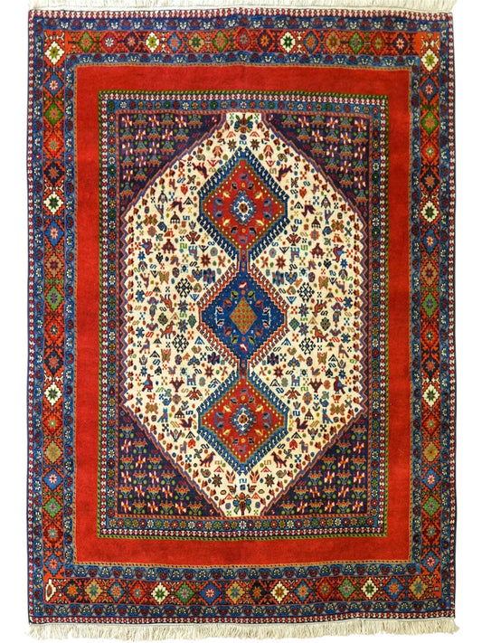  ペルシャ絨毯　ヤラメ産 202×155cm　