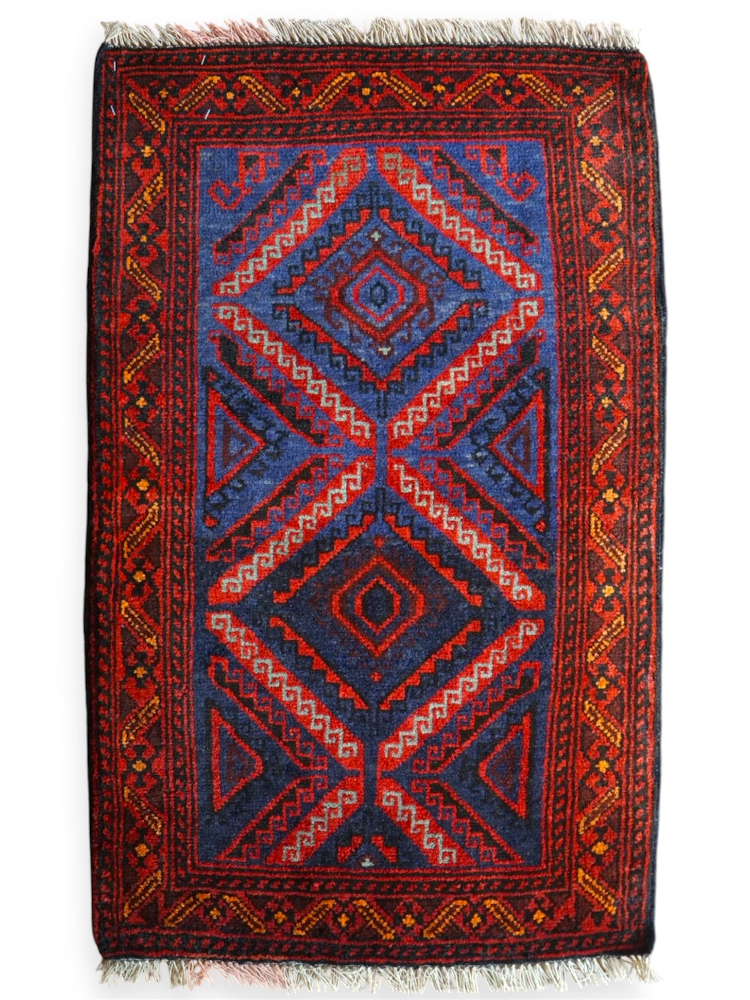  アフガン バルーチ ヴィンテージ絨毯 83×50cm トライバルラグ