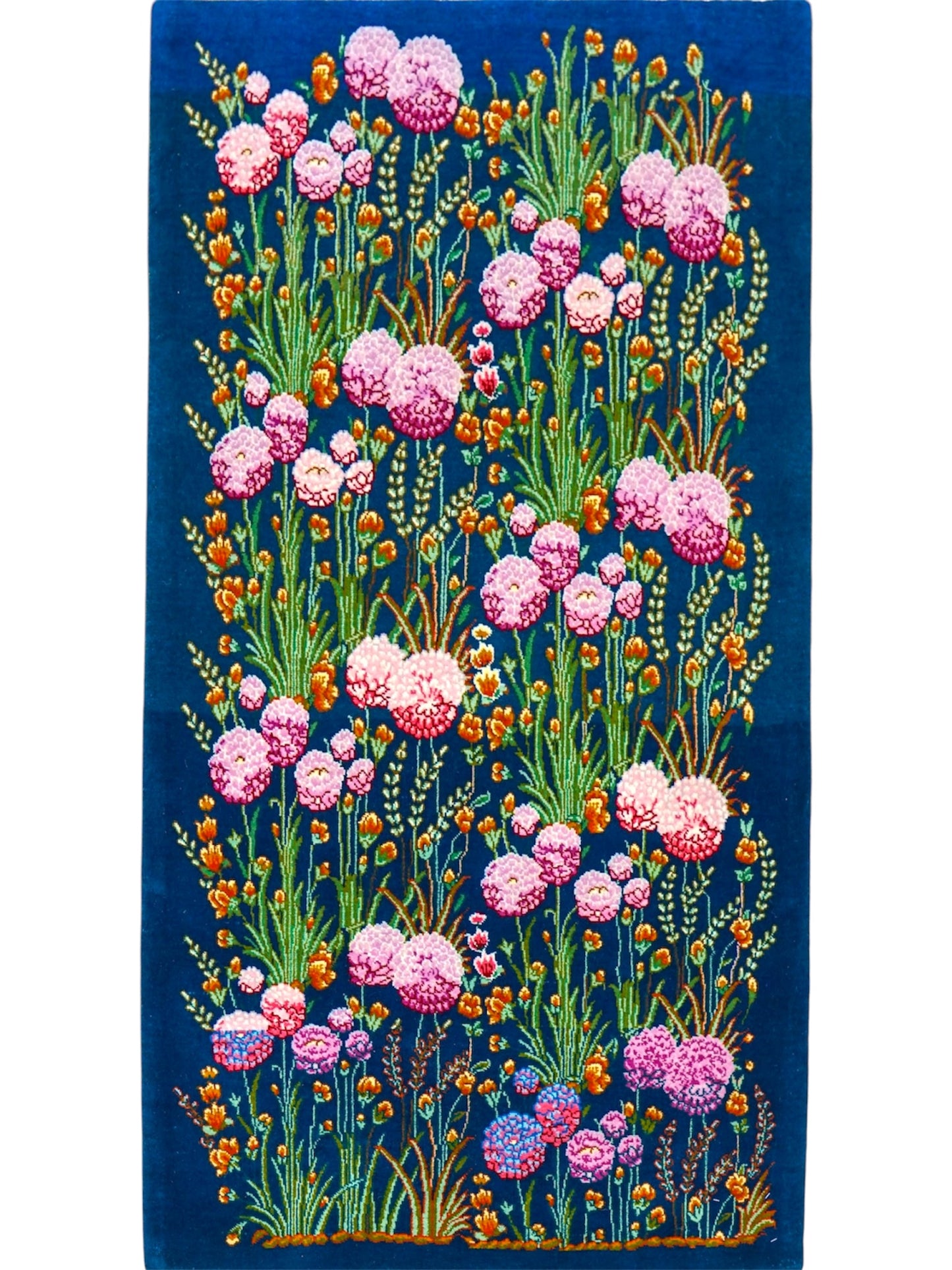  ペルシャ手織り絨毯 タブリーズ 175×103cm