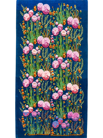  ペルシャ手織り絨毯 タブリーズ 175×103cm