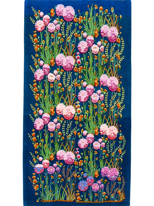  ペルシャ手織り絨毯 タブリーズ 175×103cm