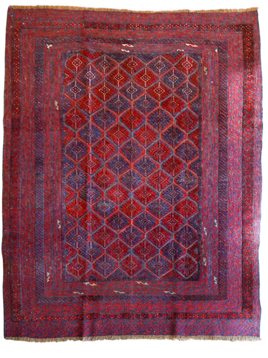  アフガニスタン手織りマシュワニキリム　 172×152cm