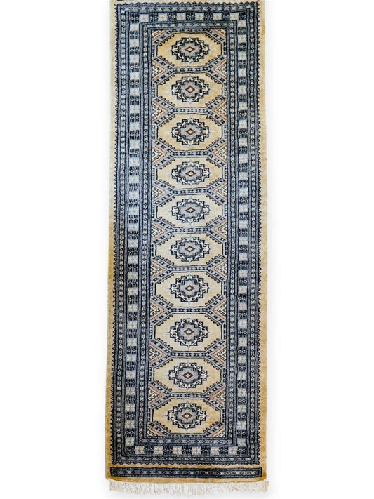  182×63cm パキスタン手織り絨毯　ランナー