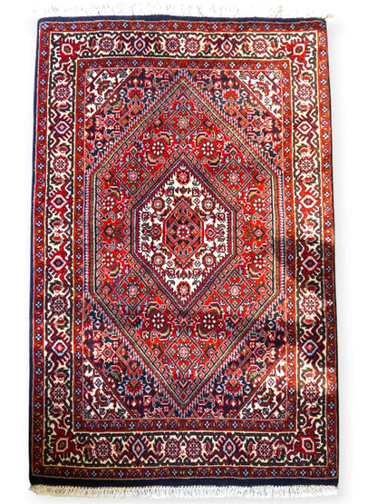 ペルシャ 手織り絨毯 ビジャール産 105×70cm decorworks