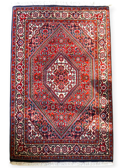  ペルシャ 手織り絨毯 ビジャール産 105×70cm decorworks