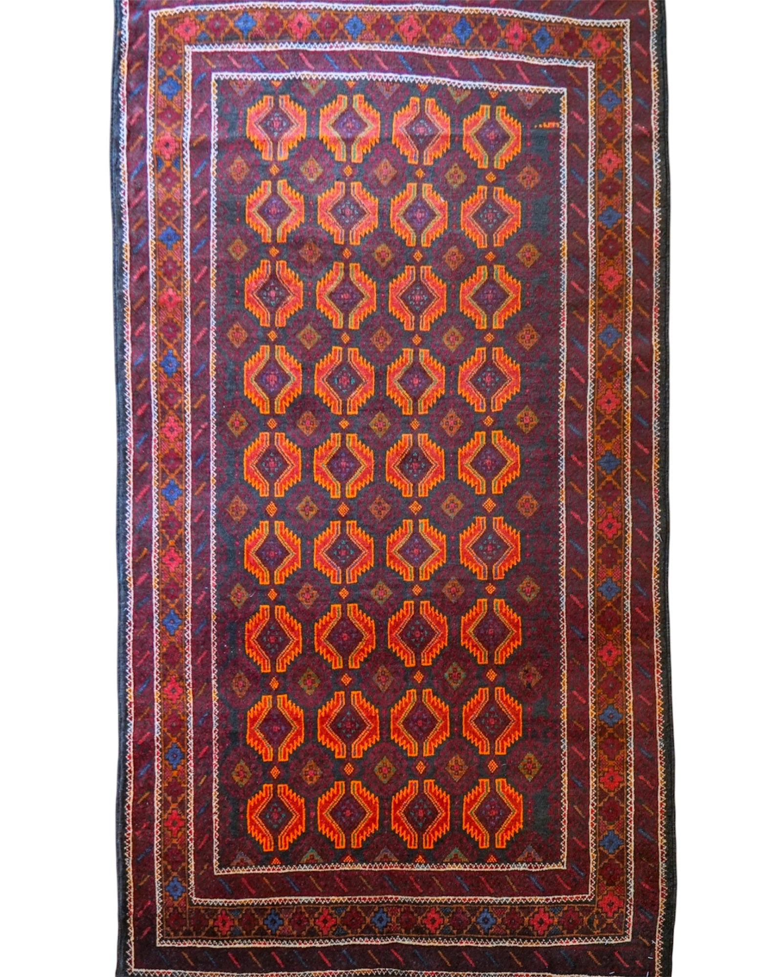  ペルシャ絨毯 バルーチ トライバルラグ 190×114cm