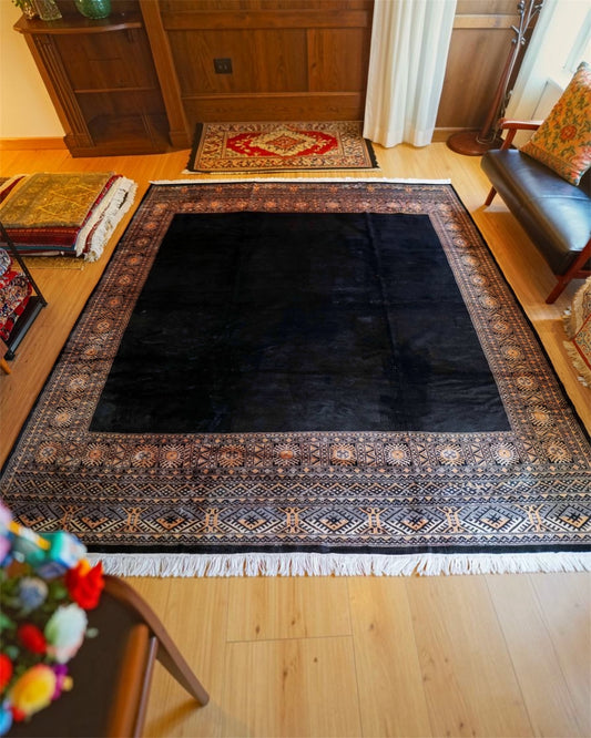  パキスタン手織り絨毯 293×254cm