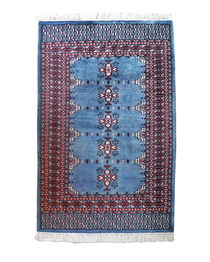  パキスタン手織り絨毯 120×82cm｜メリノウール