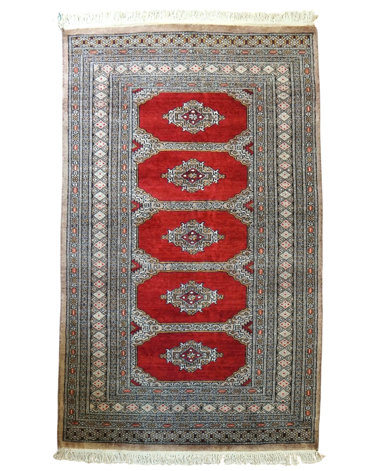  148×96cm パキスタン絨毯 ヴィンテージラグ