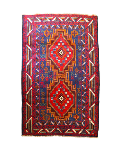  Persian Antique Baluch rug 144×100cm