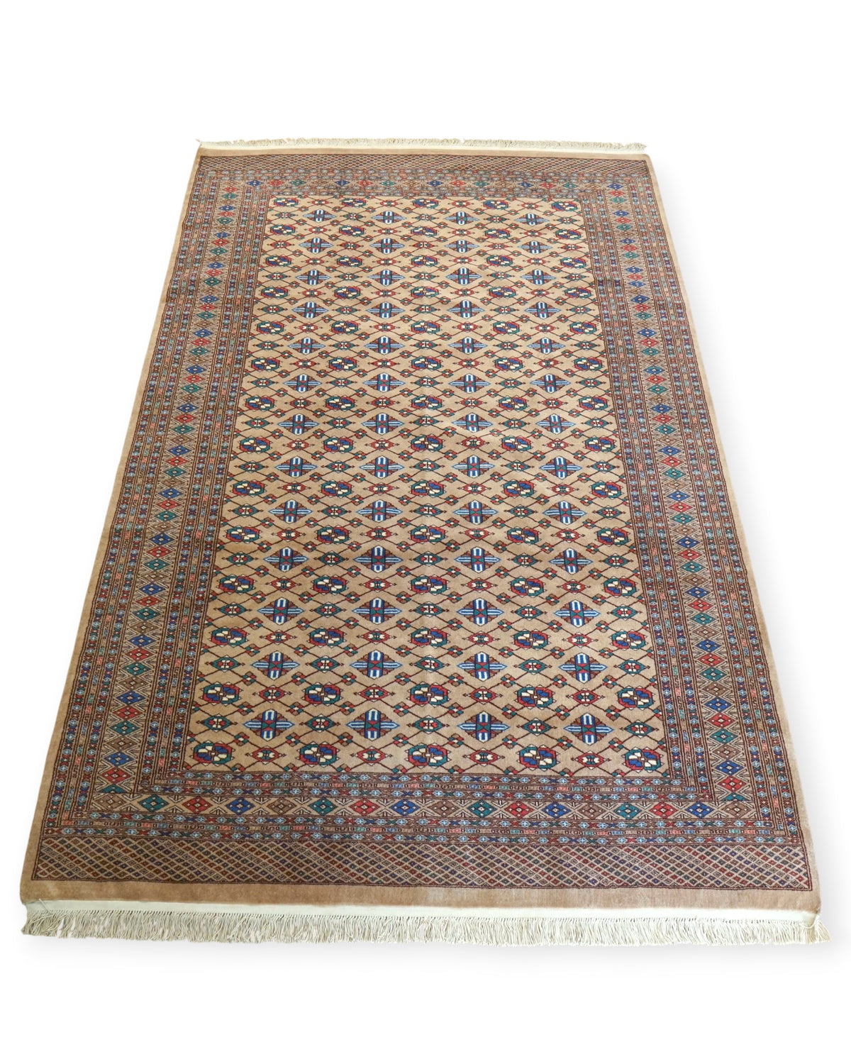  パキスタン手織り絨毯 239×156cm｜メリノウール