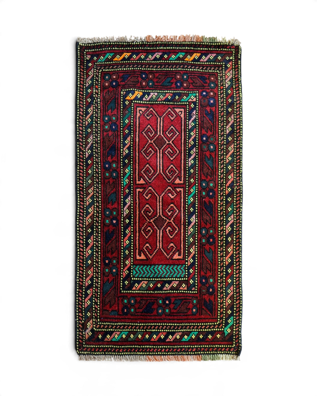  トライバルラグ　バルーチ族　ペルシャ86×48cm