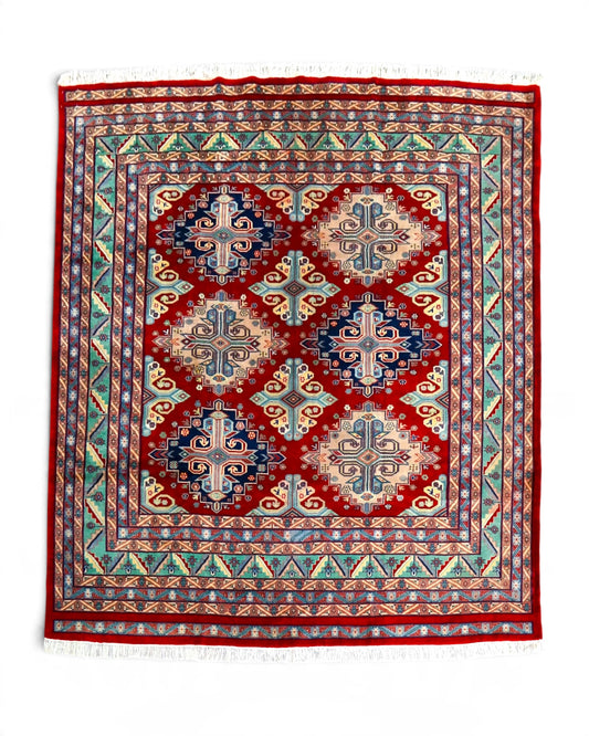  パキスタン絨毯　219×205cm