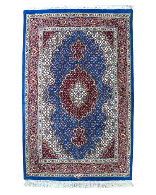  120×82cm 手織り ペルシャ絨毯 タブリーズ産　50RAJ