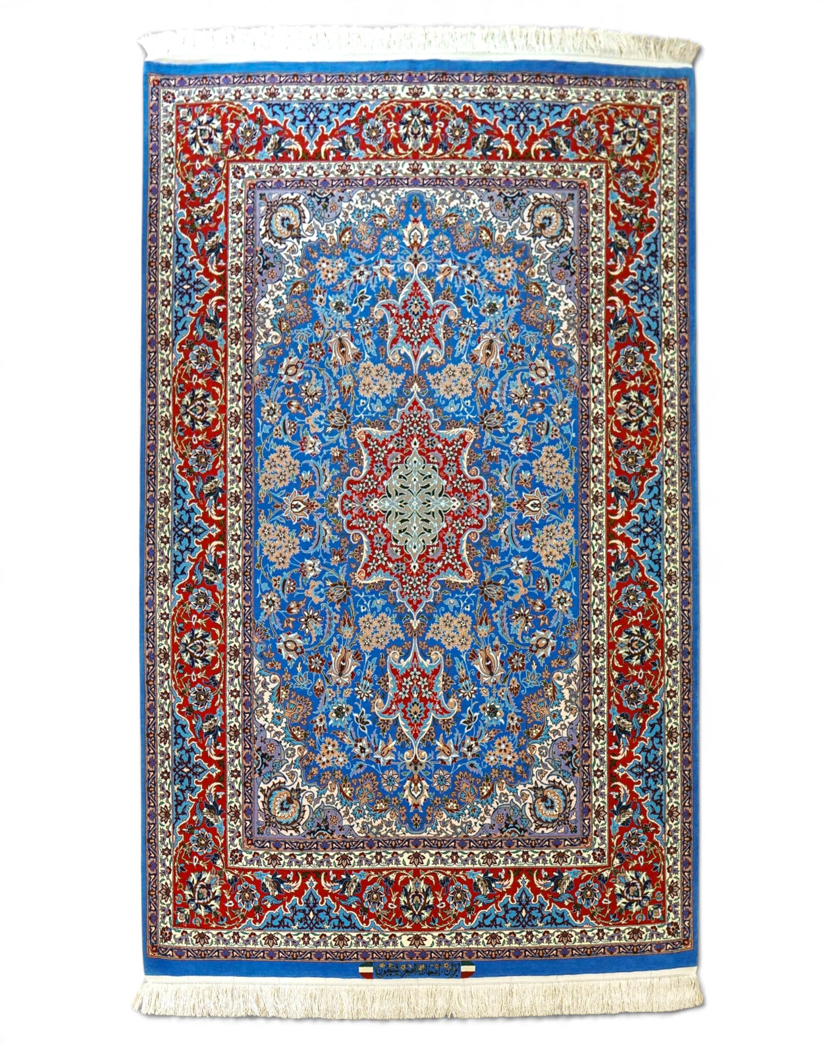  ペルシャ絨毯 イスファハン産 220×150cm  シャジュン房  4661
