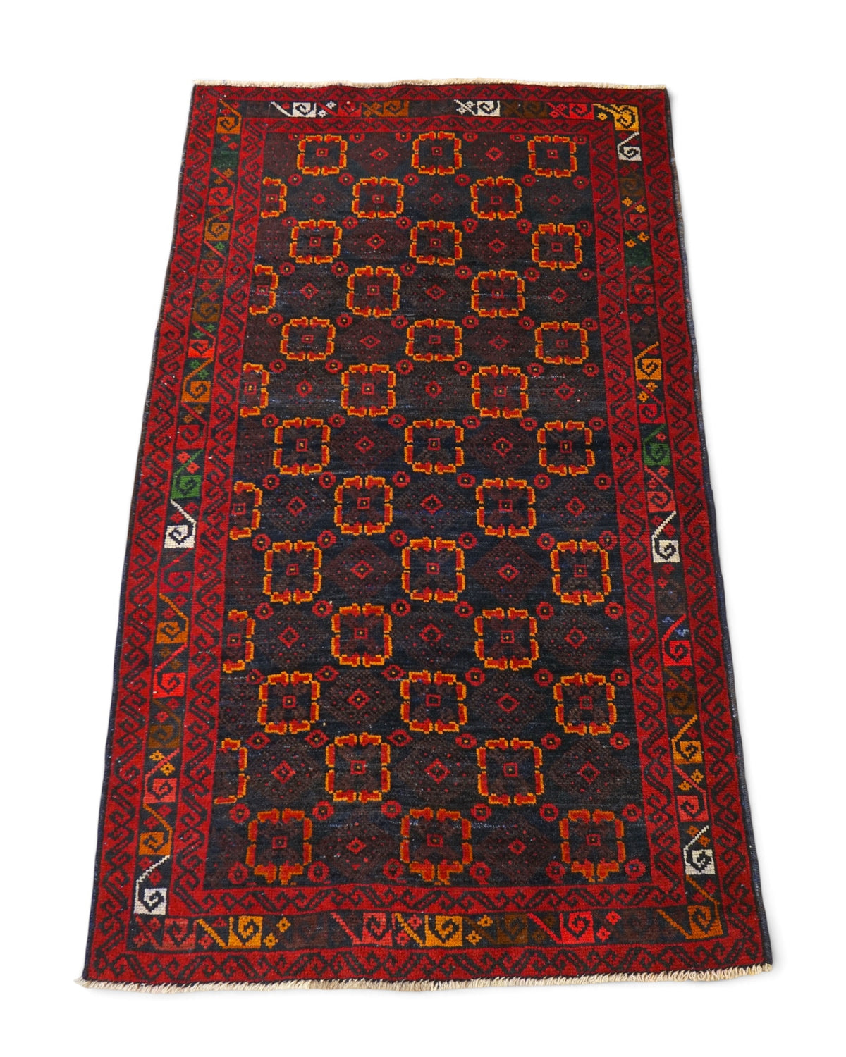  ペルシャ絨毯 バルーチ トライバルラグ 180×105cm