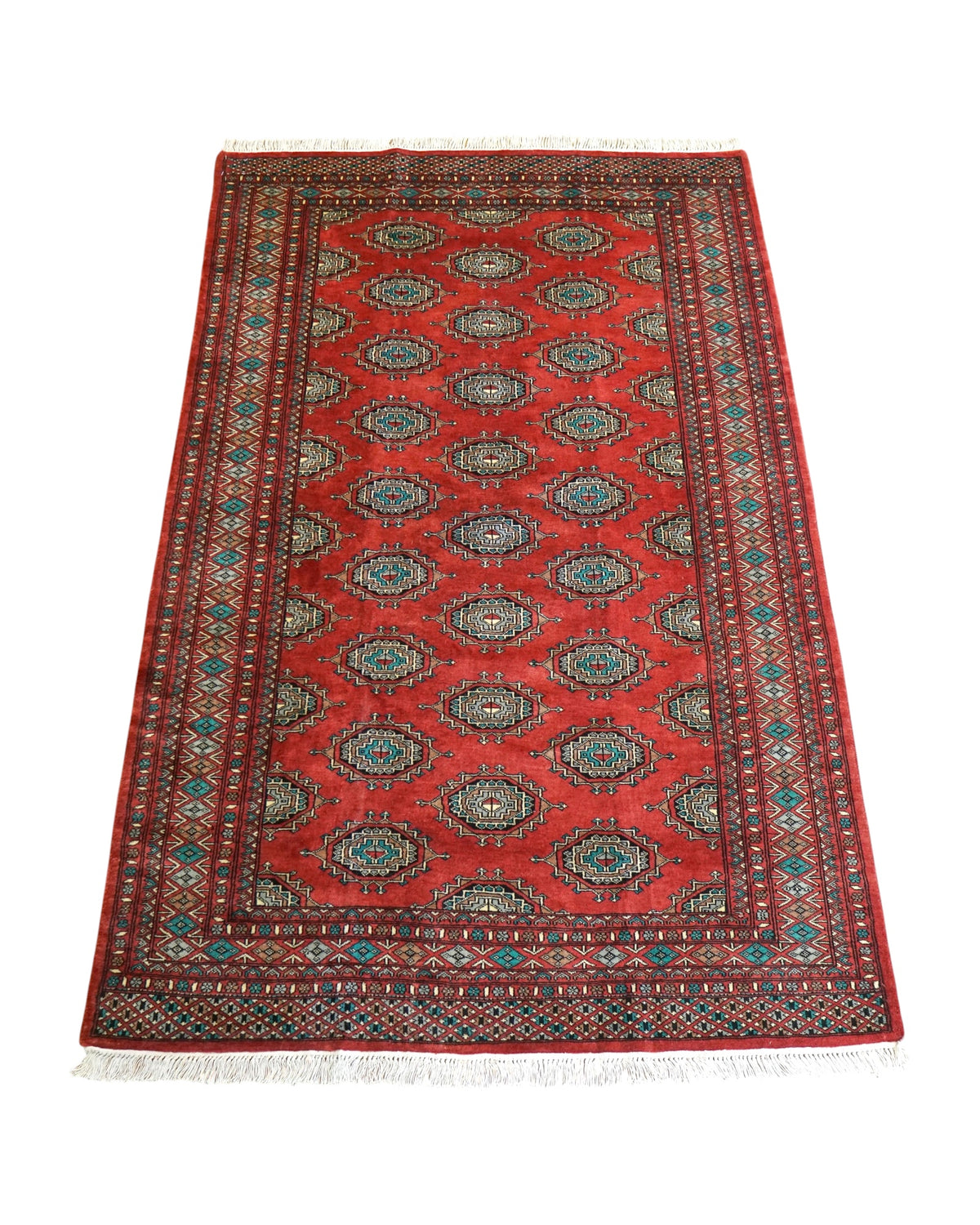  200×126cm パキスタン手織り絨毯