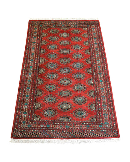  200×126cm パキスタン手織り絨毯