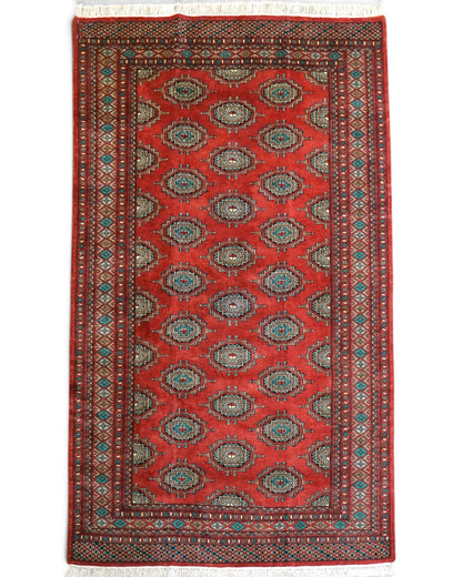  200×126cm パキスタン手織り絨毯