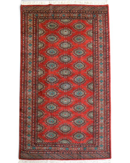  200×126cm パキスタン手織り絨毯