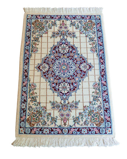  ペルシャ絨毯 ナイン産 94×65cm