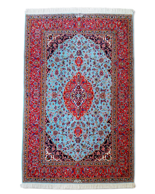  ペルシャ絨毯 カシャーン産　(カシャン)　213cm x 147cm