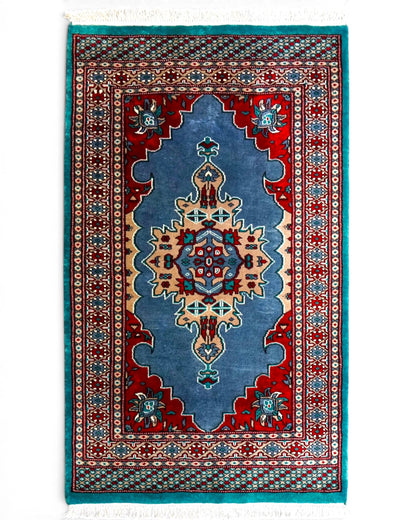  125×81cm パキスタン手織り絨毯